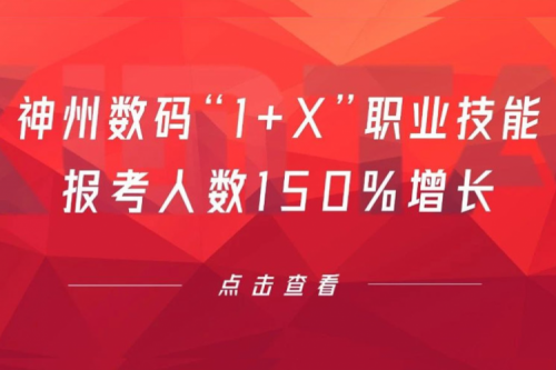 行业实践丨用新技能武装自己！开元体育数码“1+X”职业技能报考人数150%增长